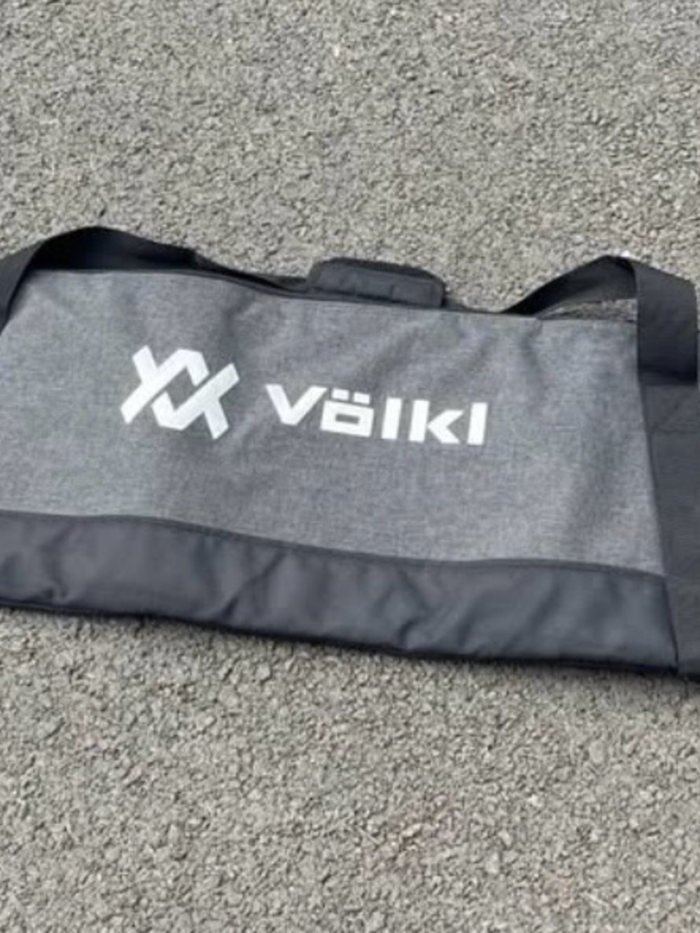 Völkl Gray and Black Travel Duffel Bag for Men